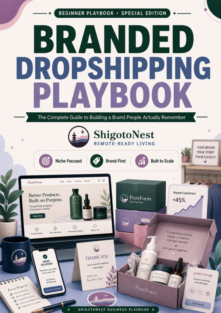 Branded Dropshipping Playbook cover
