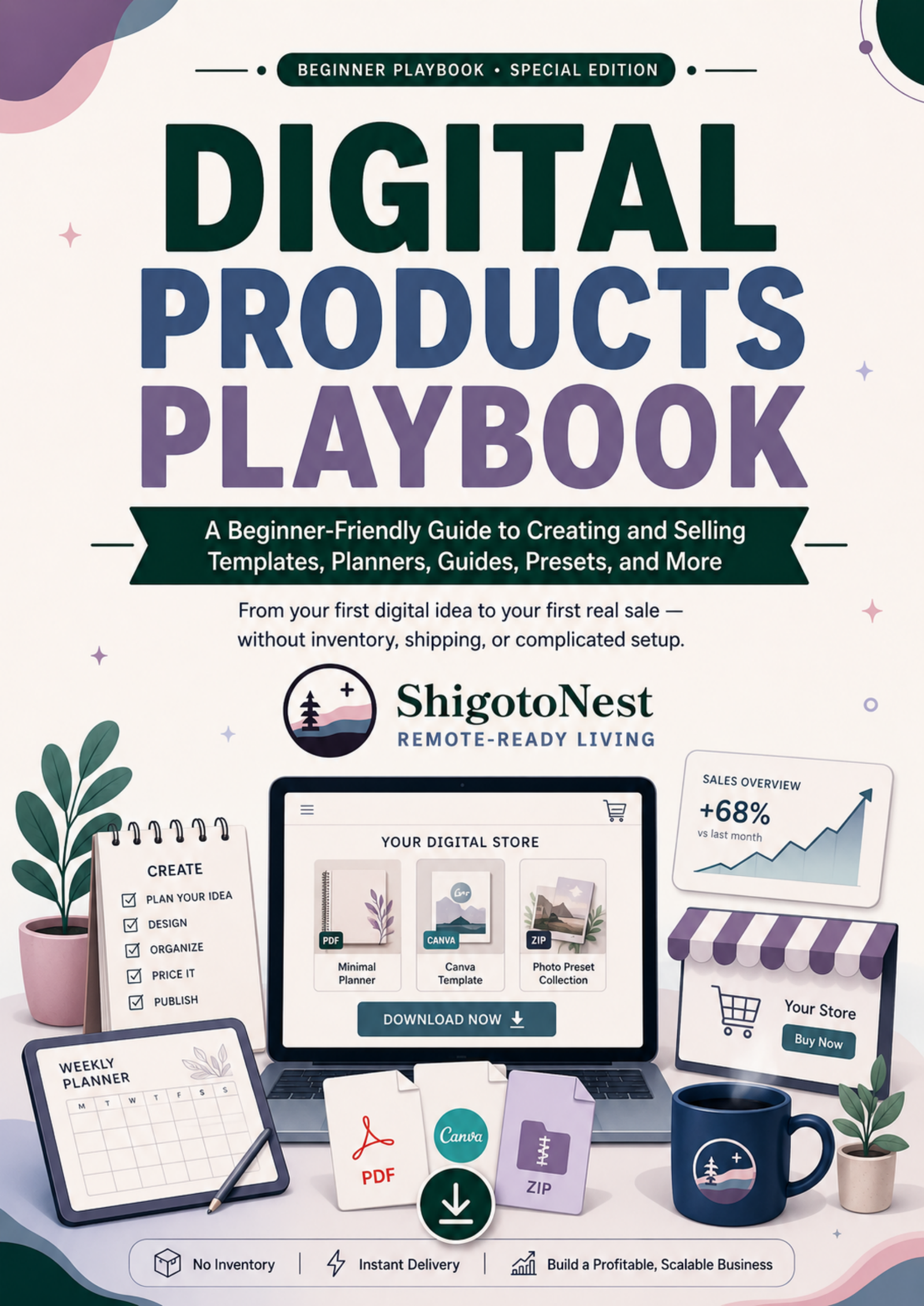 Digital Products Playbook by ShigotoNest