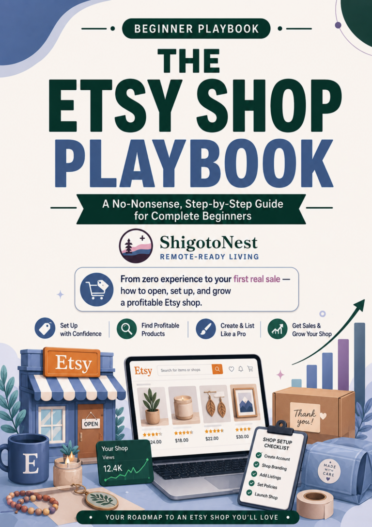 Etsy Shop Playbook cover
