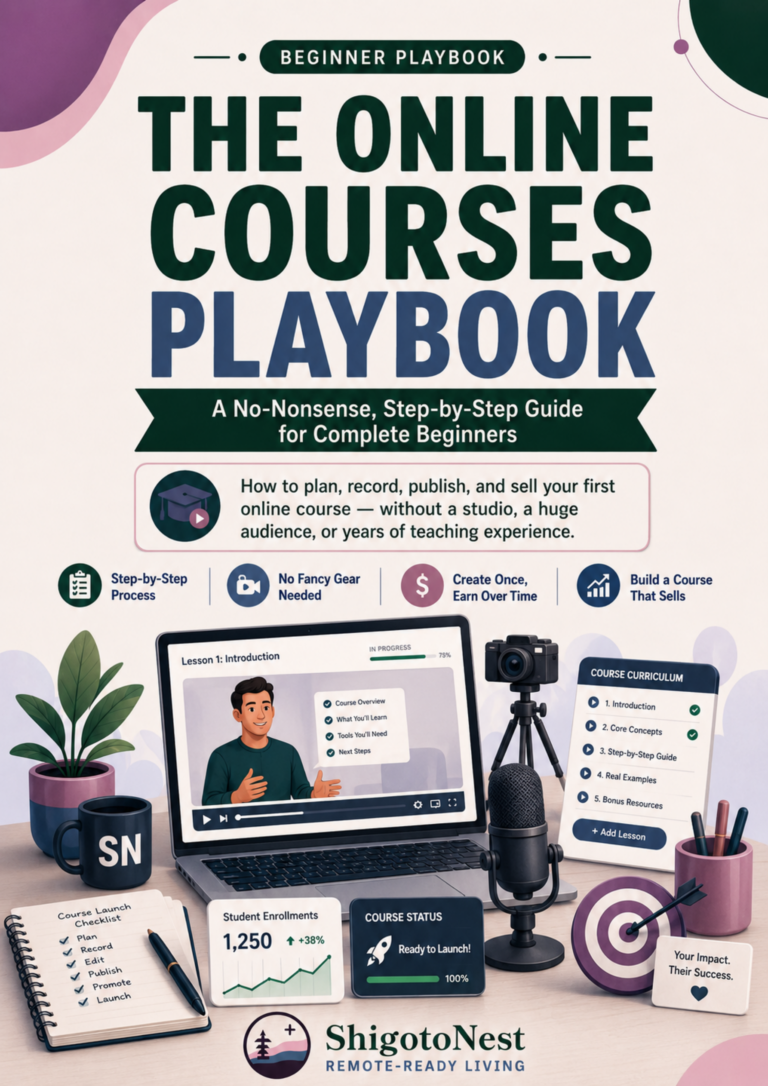 Online Courses Playbook cover