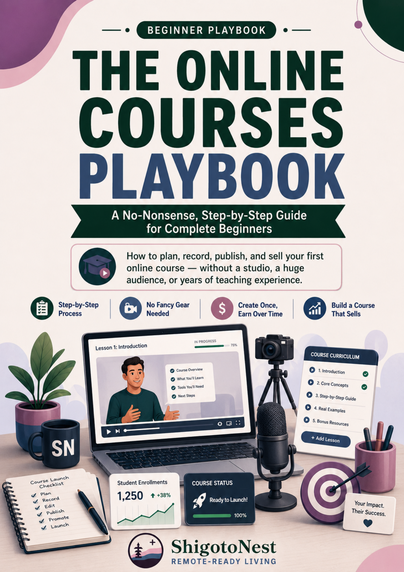 Online Courses Playbook by ShigotoNest